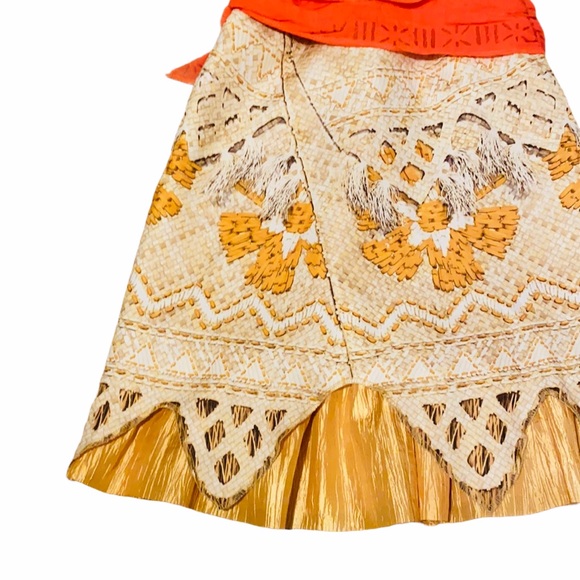 Disney Princess Moana Classic Dress size 7/8 - Picture 4 of 9